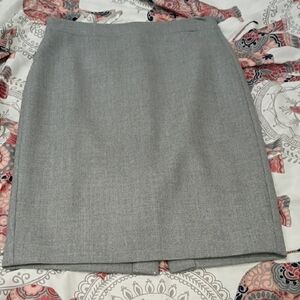 J. Crew Classic Gray Pencil Skirt